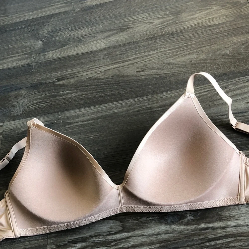 Skims Wireless Form T Shirt Bra Tan Molded Cup 34DD - Picture 8 of 12